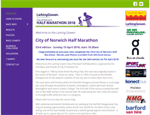 Tablet Screenshot of cityofnorwichhalfmarathon.com